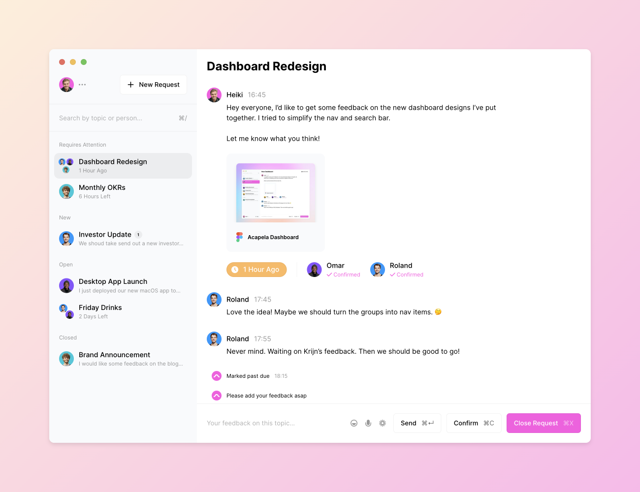 We built a stunning collaborative todo app experience that nobody wanted. All they wanted was a better Slack experience.