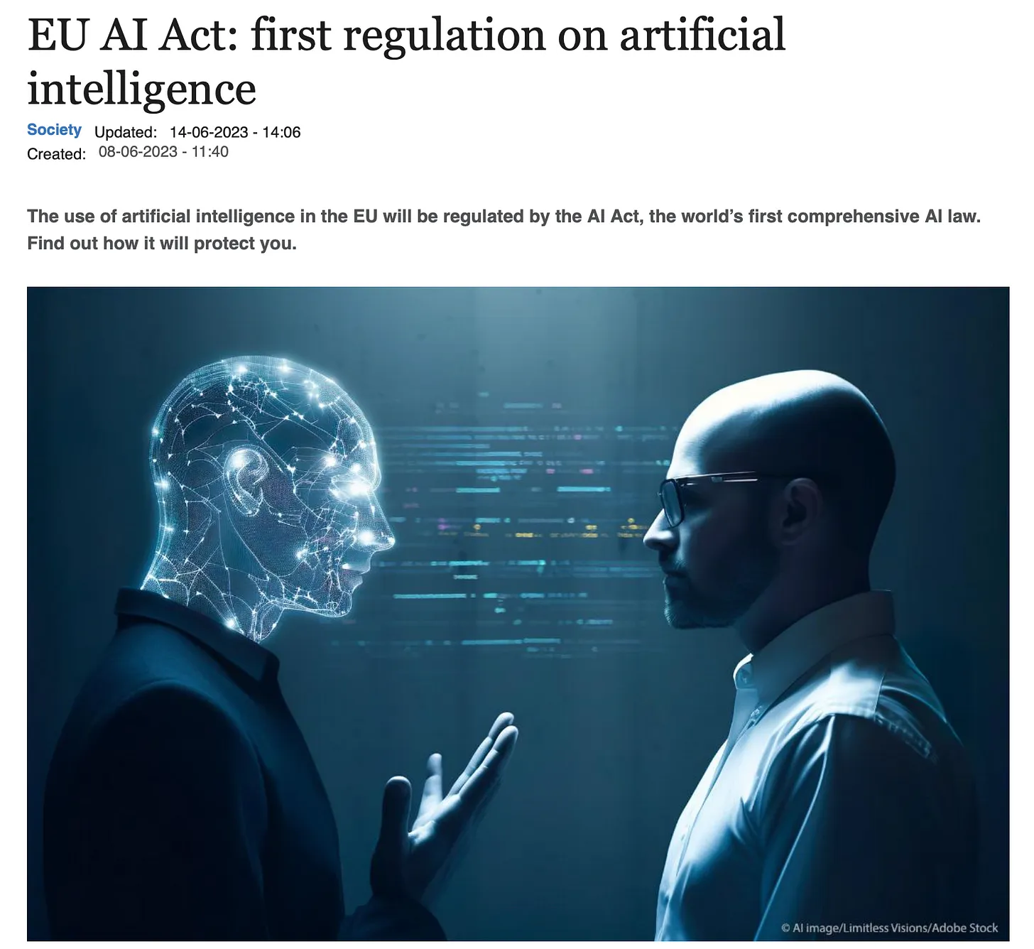 EU AI Act Illustration